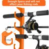 3pcs Fishing Rod Rack Orange