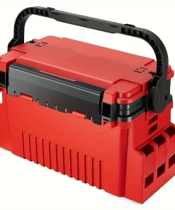 Plastic Portable Tackle Box, Large Capacity Lure Box