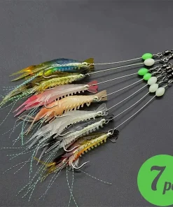 Luminous Shrimp Silicon Soft Fishing Lure