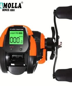 New Big Led Screen Electronic Baitcasting Fishing Reel