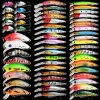 56-Piece Mixed Fishing Lures Set - Assorted Multi-Color Hard Baits