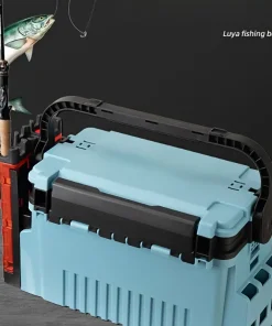 Luya Fishing Tackle Box, Multi-Functional Rod Holder