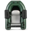 MULTIGOT Inflatable Fishing Float Tube w/ Fish Ruler Angling Base 2 Storage Pockets Pump