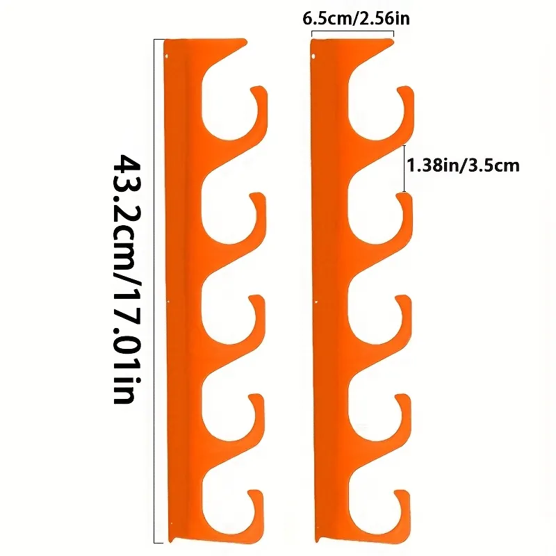 3pcs Fishing Rod Rack Orange - Image 3