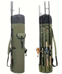 Waterproof Green Fishing Rod Bag