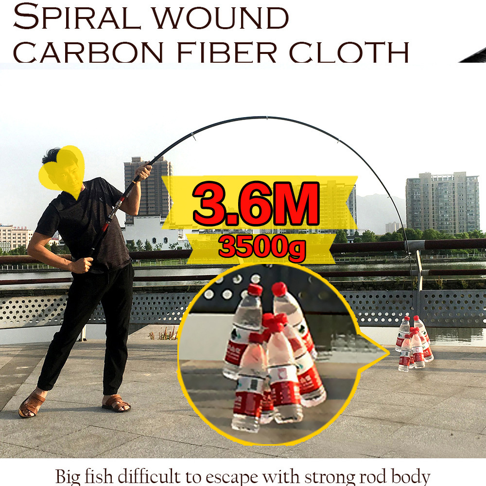 Super Hard Telescopic Rod Carbon Fiber For Sea Fishing - Image 3