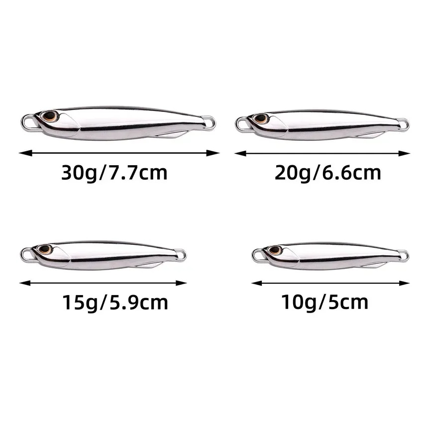 15g Plating Silvery Metal Sea Fishing Bait - Image 5