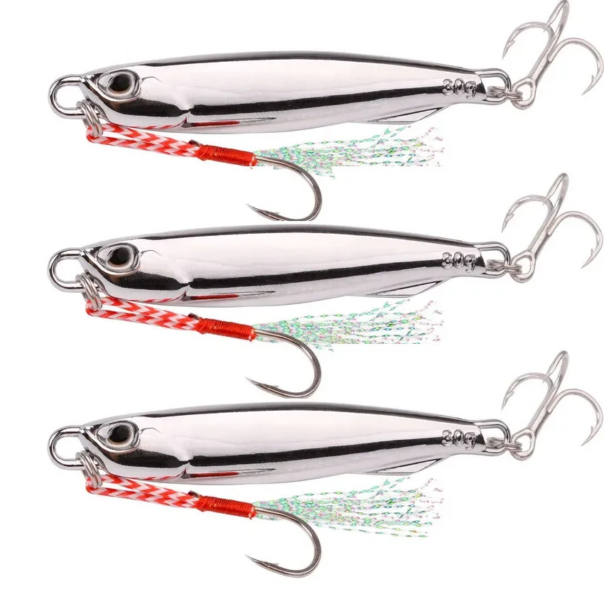 15g Plating Silvery Metal Sea Fishing Bait - Image 3