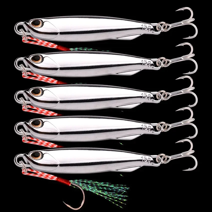 15g Plating Silvery Metal Sea Fishing Bait - Image 6