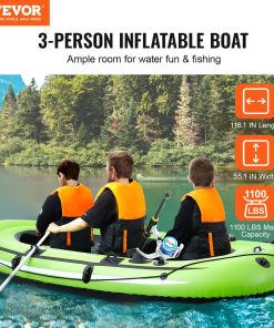 VEVOR 3-Person Inflatable Boat