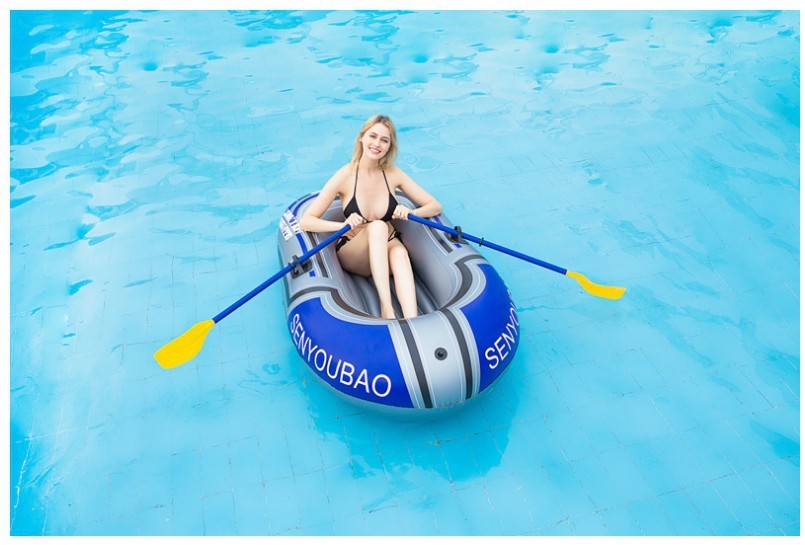 Single Boat Inflatable Kayak PVC - Image 4